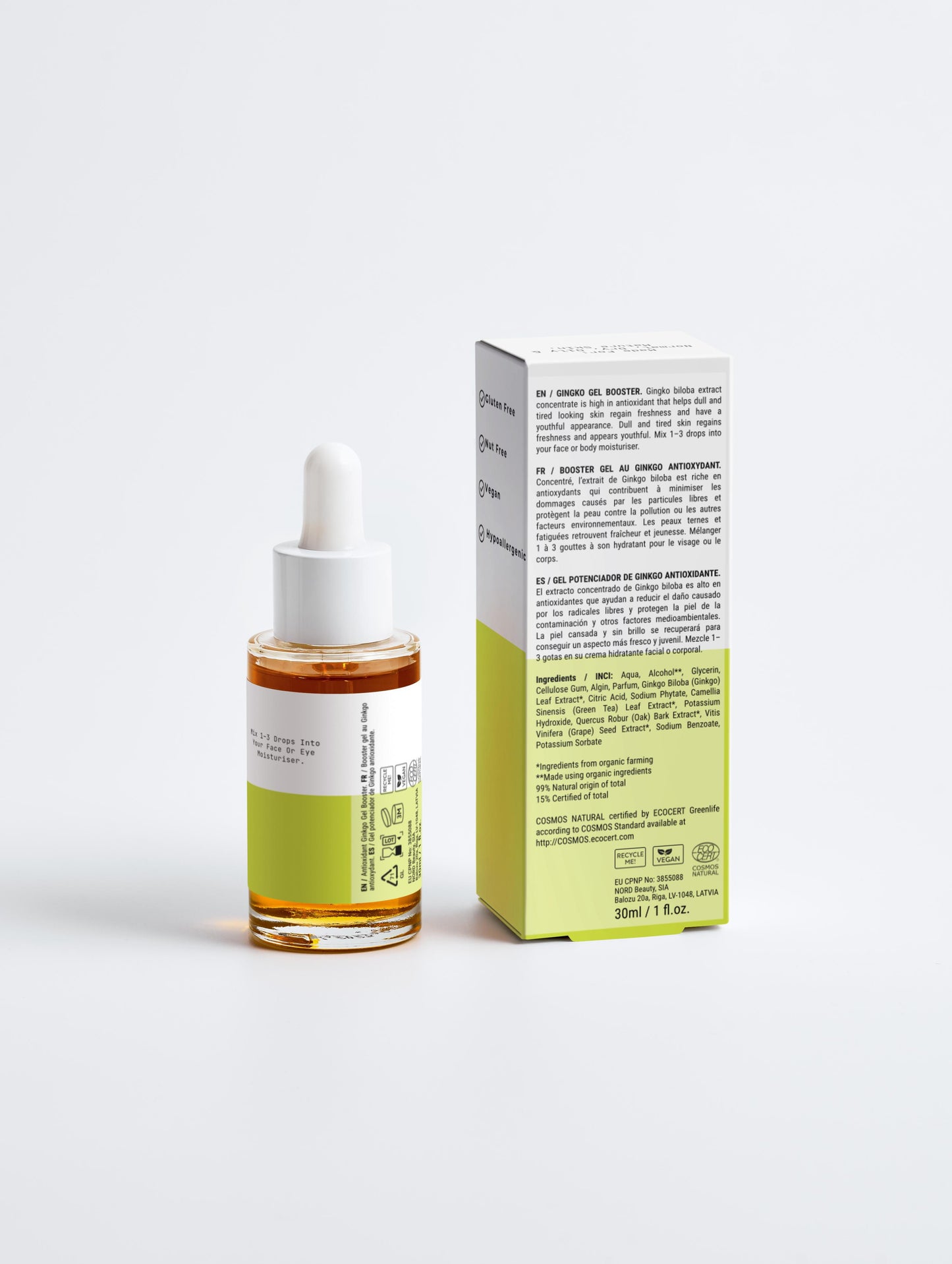 Antioxidant Ginkgo Gel Booster